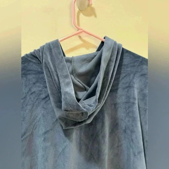 Ruby & Lace Blue Maternity Zip Up Hoodie - Sizes M & XL - Picture 8 of 10